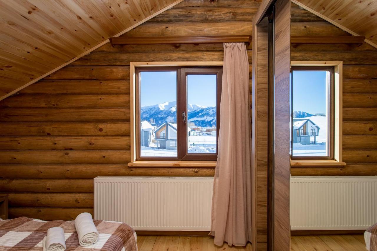 Snow Time Eco Chalet Гудаури Экстерьер фото